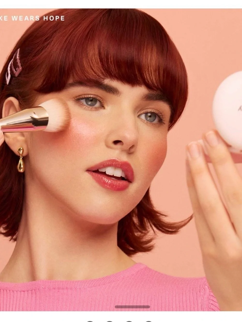 Rare Beauty HOPE Creamy Pink Cheek Balm Blush - Hydrating Pink Cheek Color
